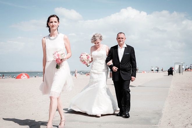 freie Trauung am Strand von Lisa und Michael in Renesse, Holland