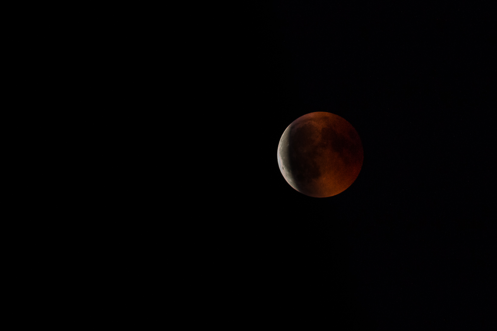 Mondfinsternis fotografieren: Einstellungen für den Blutmond 3