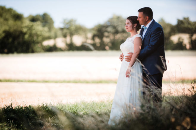 Gesichtsautofokus auf die Braut. Single Shot-Modus, Single Spot AF - Canon EOS R mit EF 135mm 2.0 L USM