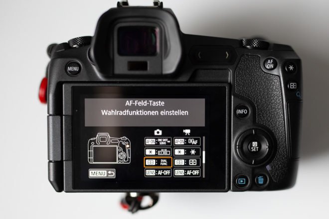 Tastenbelegung EOS R 2