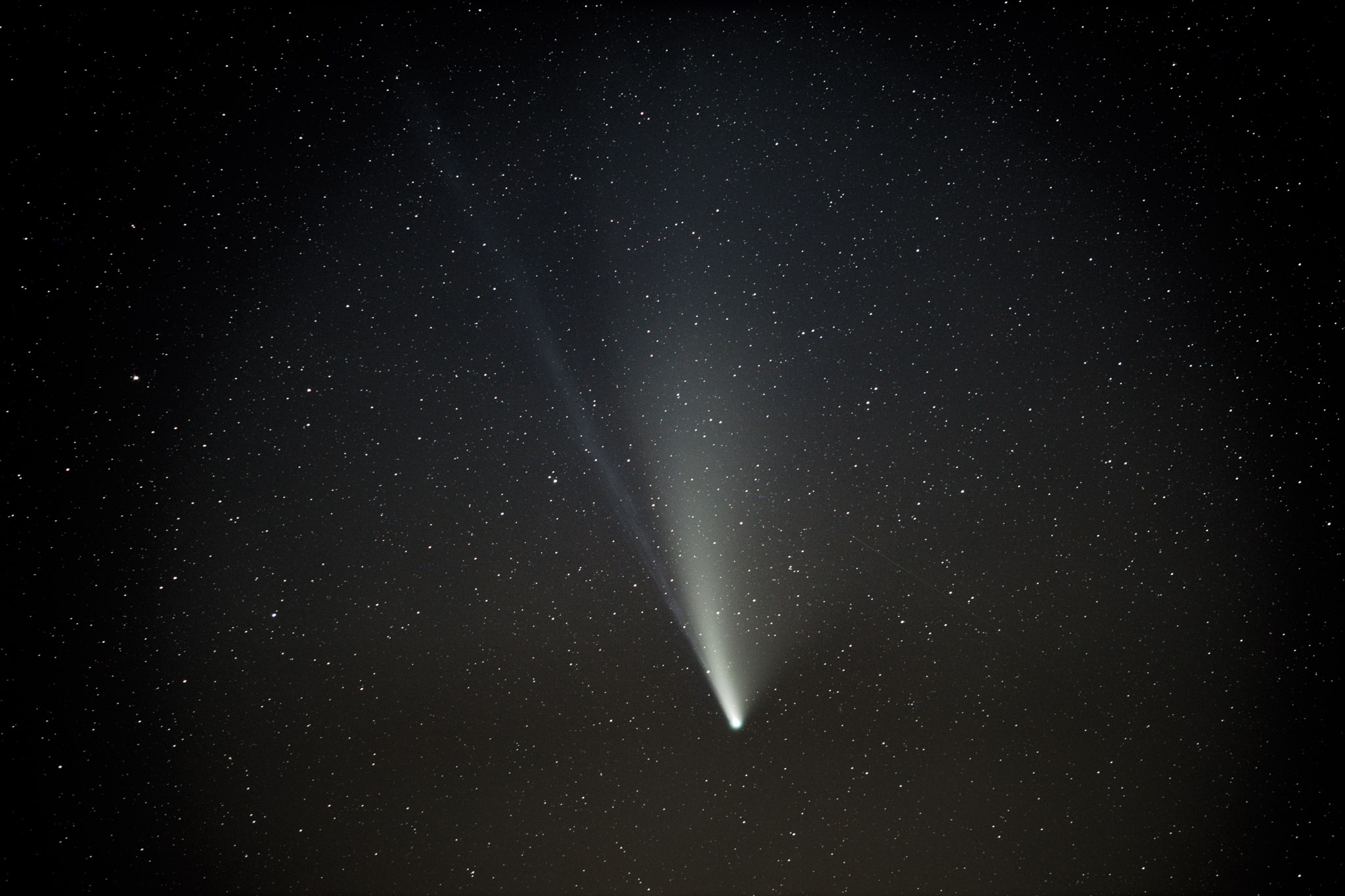 Astrofotografie - komet neowise fotografieren 135mm