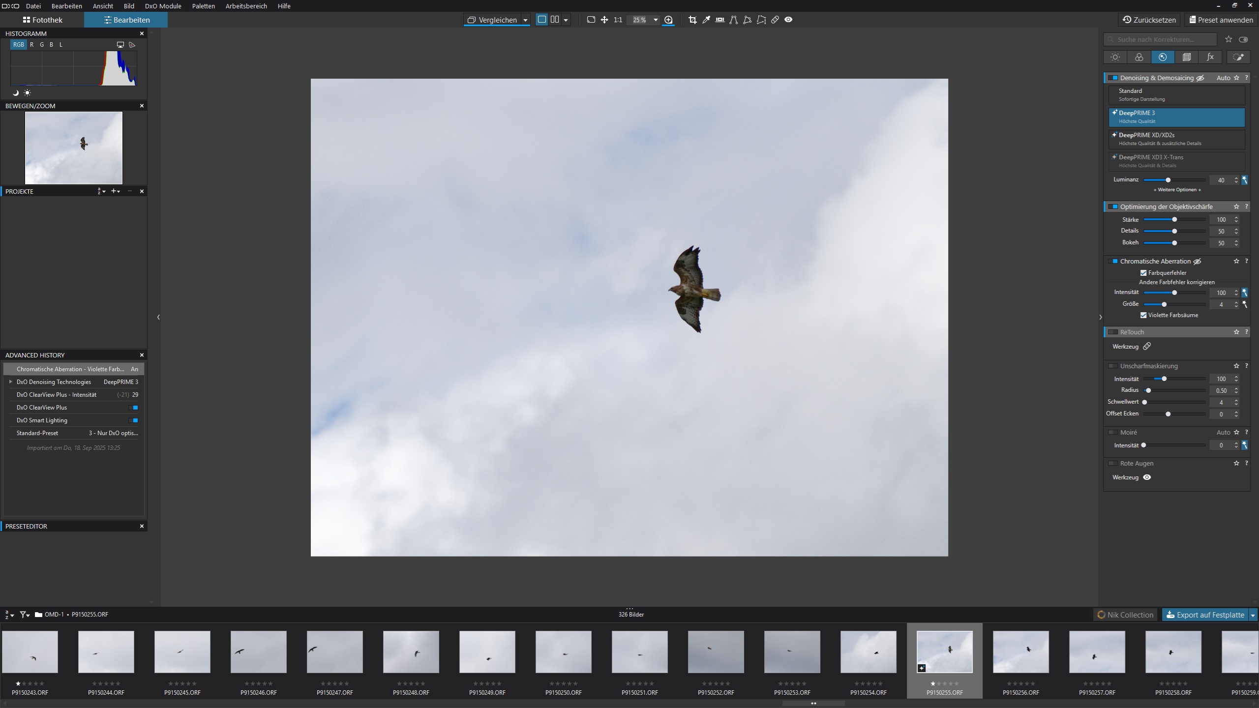 Die besten Lightroom Alternativen für Fotografen und Kreative in 2025 - dxo deep prime